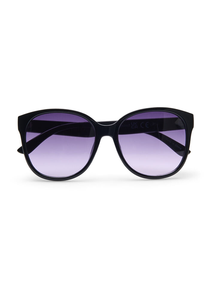 Sonnenbrille mit Muster, Black, Packshot image number 0