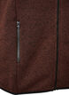 Weste mit hohem Kragen und Rei&szlig;verschluss, Braun, Packshot image number 3