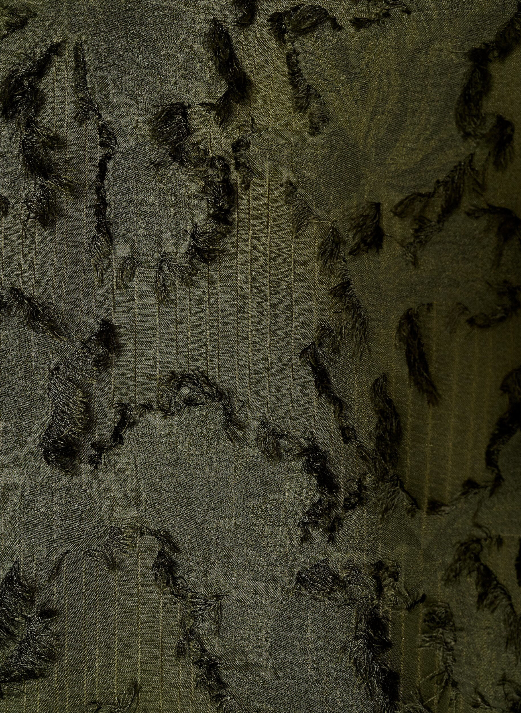 ZizziKleid mit Fransengarn und Struktur, Gr&uuml;n, Packshot image number 2