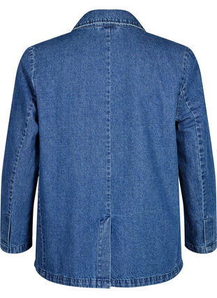 Jeansblazer mit Taschen, Blue Denim, Packshot image number 1