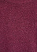 Lockerer Strickpullover mit Kontrastn&auml;hten, Dunkles Bordeaux, Packshot image number 2