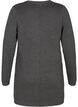 Lange Strickjacke aus einer Viskosemischung, Grau, Packshot image number 1