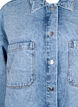 Locker sitzende Jeansjacke mit Knöpfen, Light blue denim, Packshot image number 2