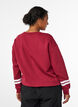 Sweatshirt mit Statement-Detail, Rot, Model image number 2
