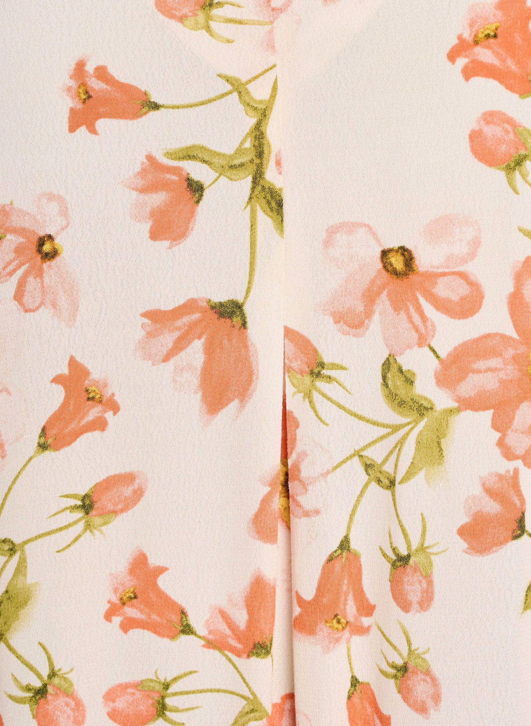 Zizzi A-Linien-Kleid aus Viskose, Pink, Packshot image number 2