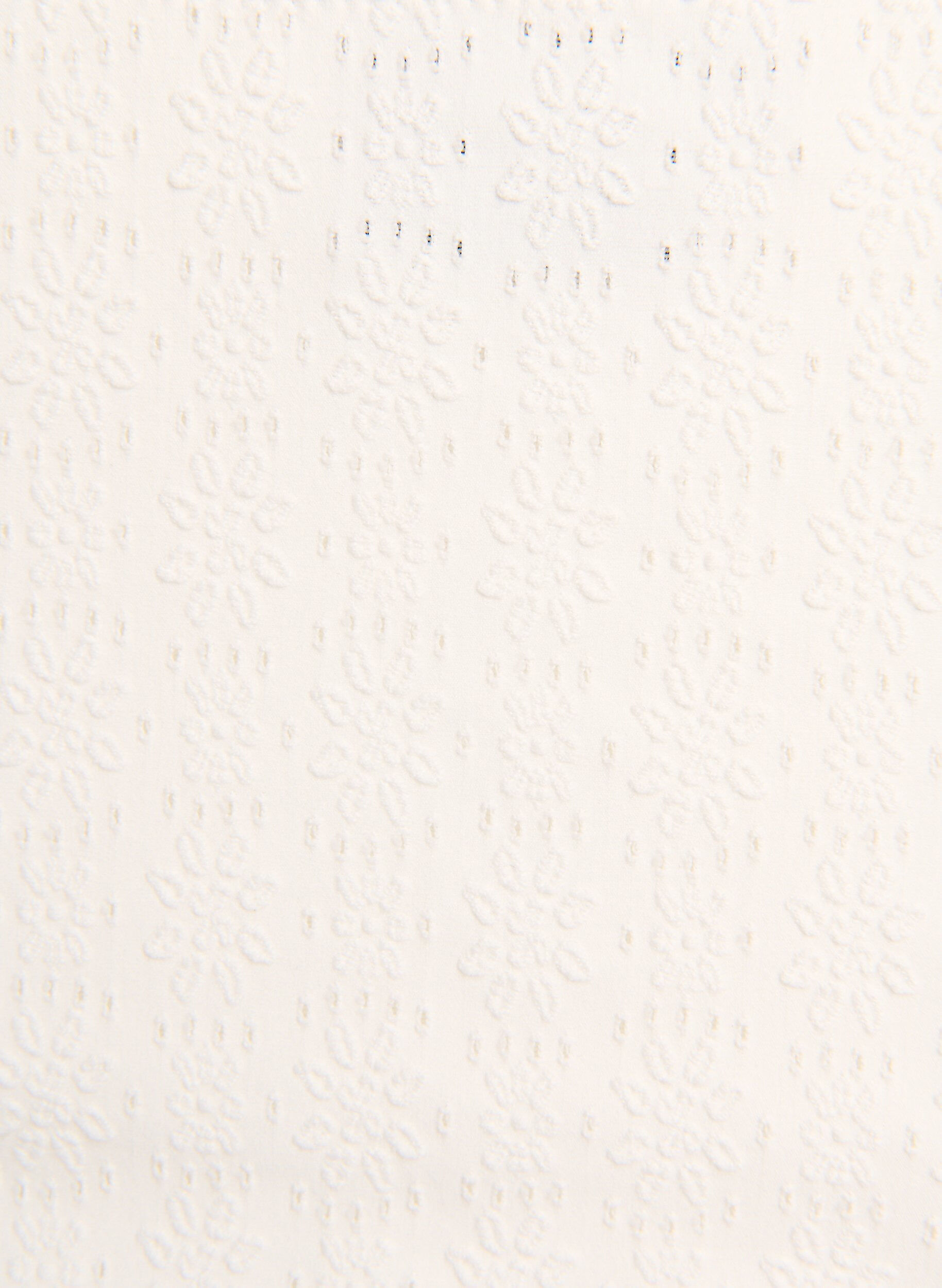 Zizzi Bikinihose mit Strukturmuster und normaler Taillenh&ouml;he, Wei&szlig;, Packshot image number 2