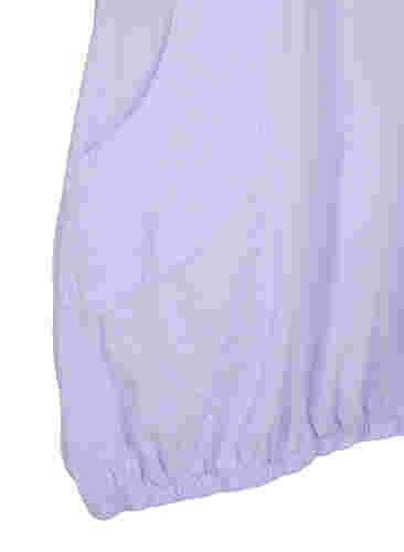 Kurzarm Kleid aus Baumwolle, Lavender, Packshot image number 3