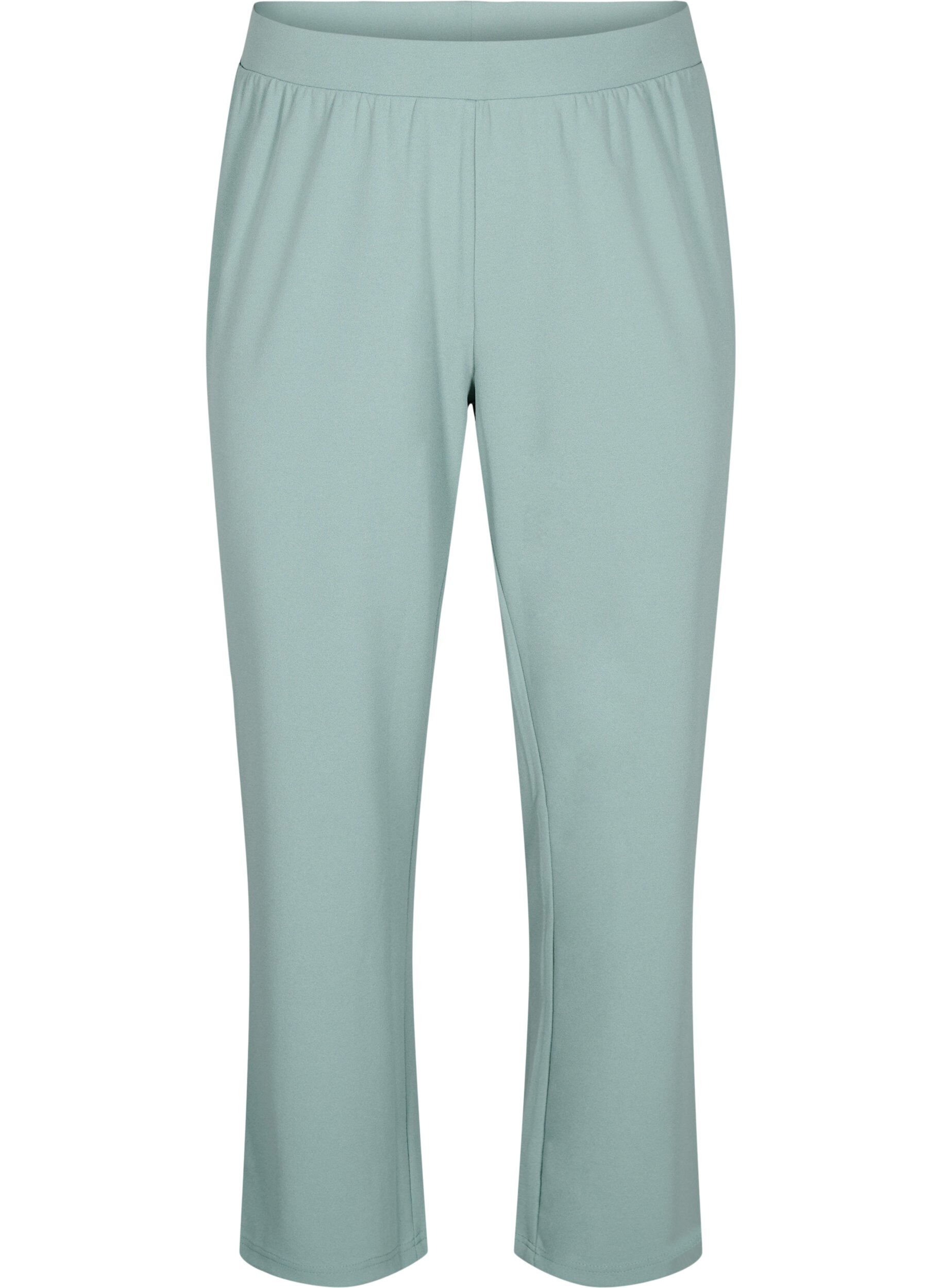 ZizziHose mit gerader Passform, Gr&uuml;n, Packshot image number 0
