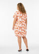 Kurz&auml;rmliges Baumwollkleid mit Aufdruck, Orange, Model image number 2