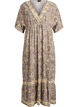 Maxikleid aus Viskose mit Paisleymuster, Gelb, Packshot image number 0