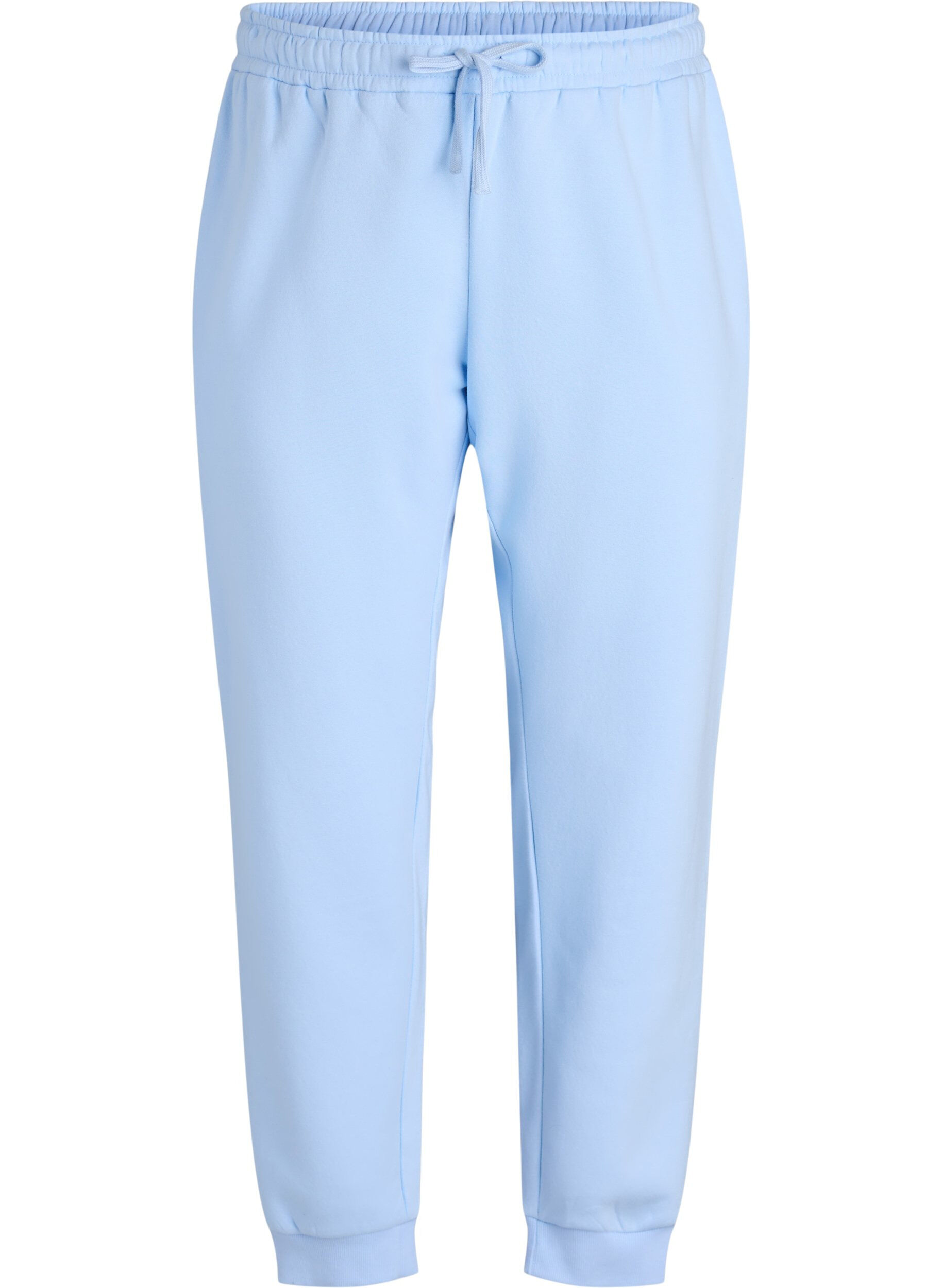 Zizzi Hochtaillierte Jogginghose, Blau, Packshot image number 0