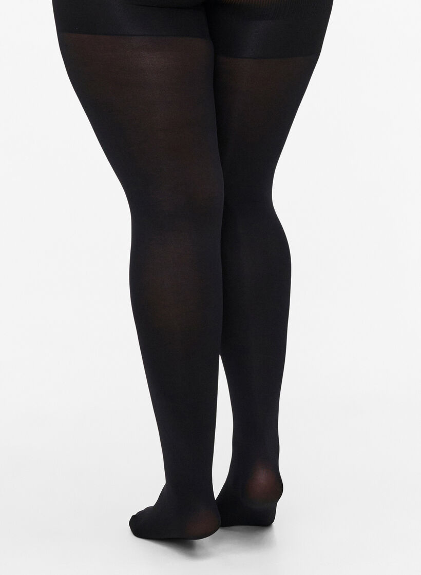 Strumpfhose 100 denier mit Push-up, Schwarz, Model image number 1
