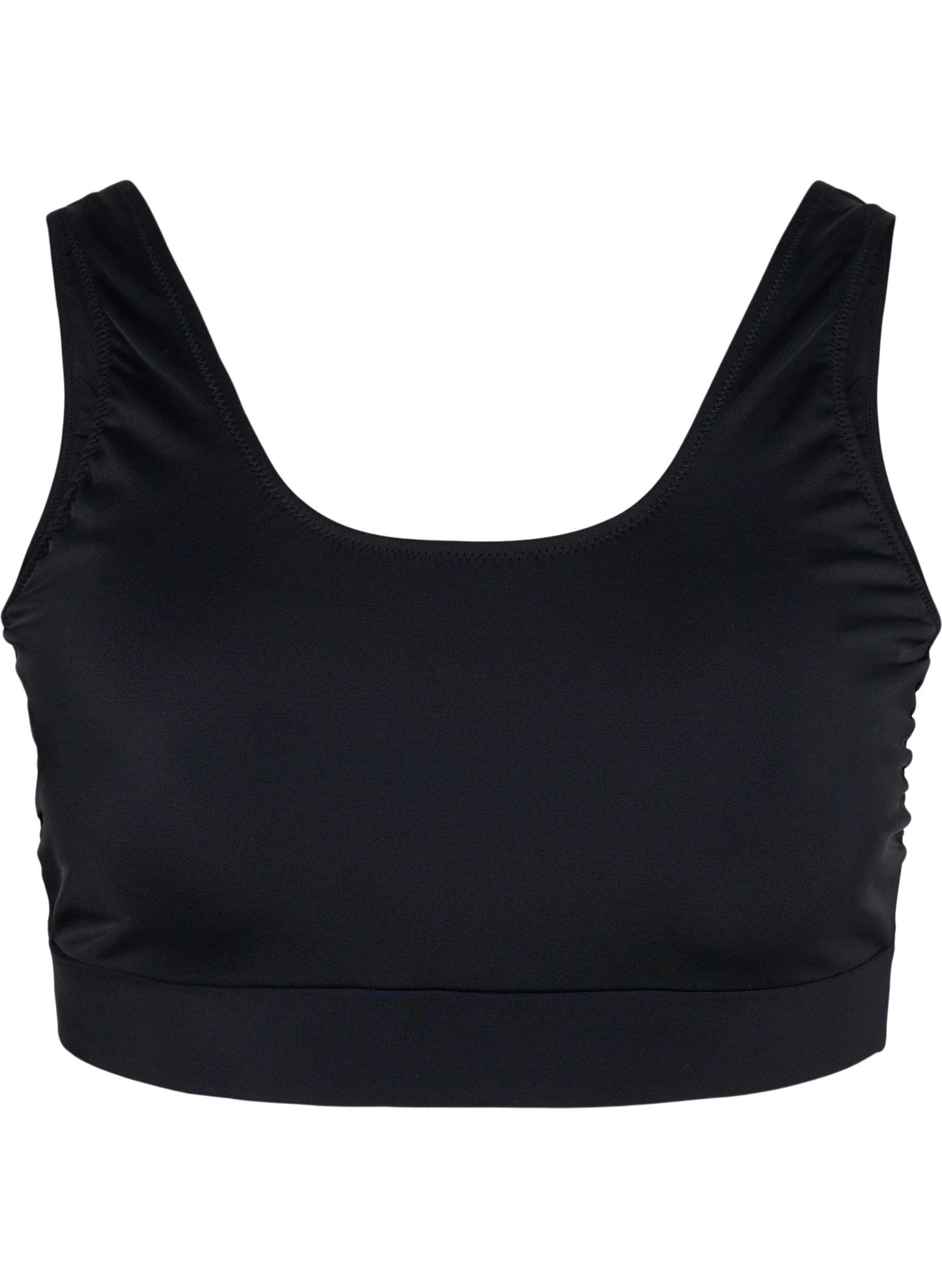 Zizzi Bikini-Top mit Rundhalsausschnitt, Black, Packshot image number 0