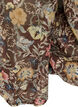 Bluse mit Blumenmuster und Ballon&auml;rmeln, Braun, Packshot image number 3