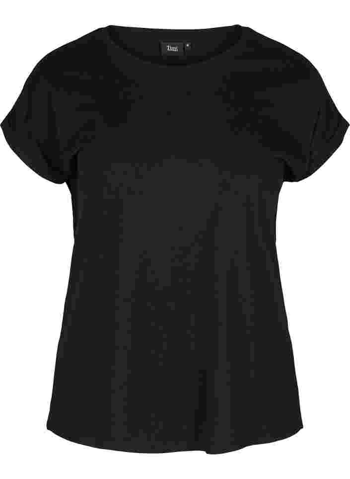 T-Shirt, Black, Packshot image number 0