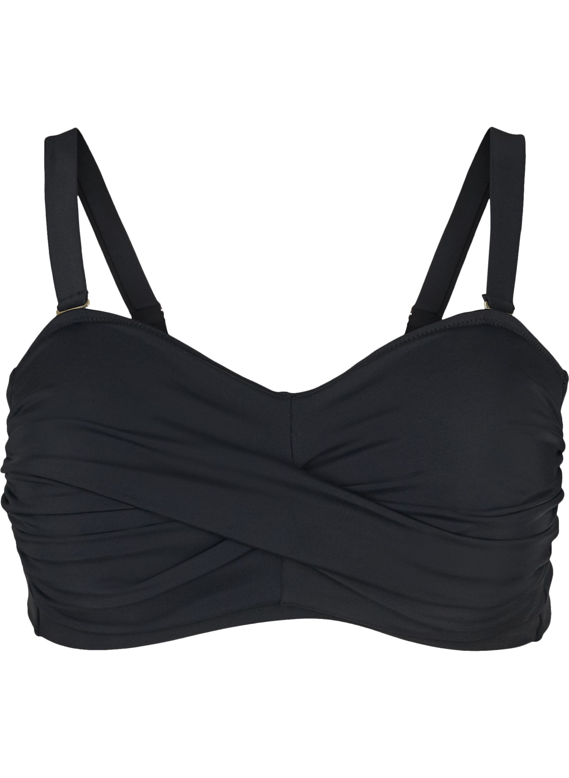 Zizzi Bikini Oberteil, Black, Packshot image number 0