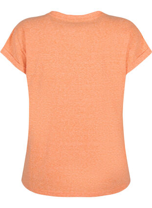 Melange T-Shirt mit kurzen Ärmeln, Exuberance Mél, Packshot image number 1