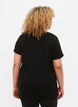 Trainings-T-Shirt mit Print, Black w. Disciplined, Model image number 1