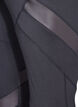 Cropped Trainingsleggings mit Mesh, Black, Packshot image number 3