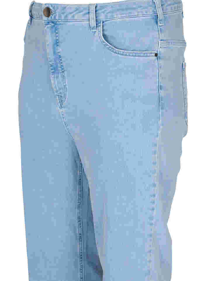 Megan-Jeans mit extra hoher Taille, Light blue, Packshot image number 2