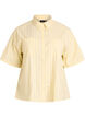 Gestreifte Bluse in lockerer Passform, Gelb, Packshot image number 0