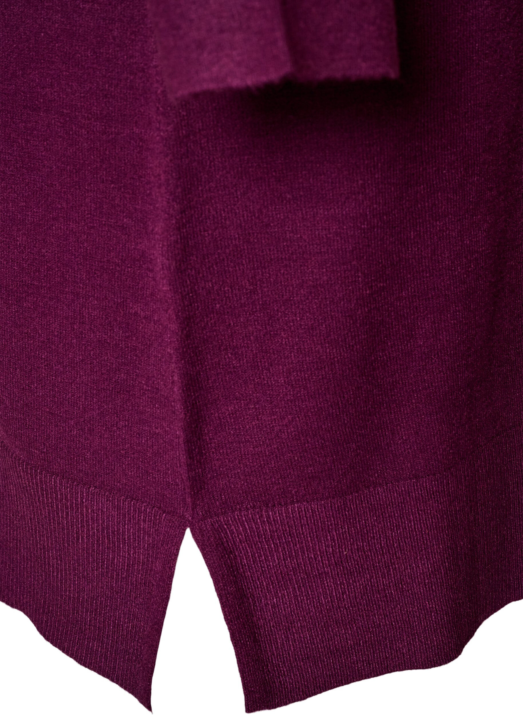 ZizziStrickkleid mit Raglan&auml;rmeln und Mittelnaht, Rot, Packshot image number 3