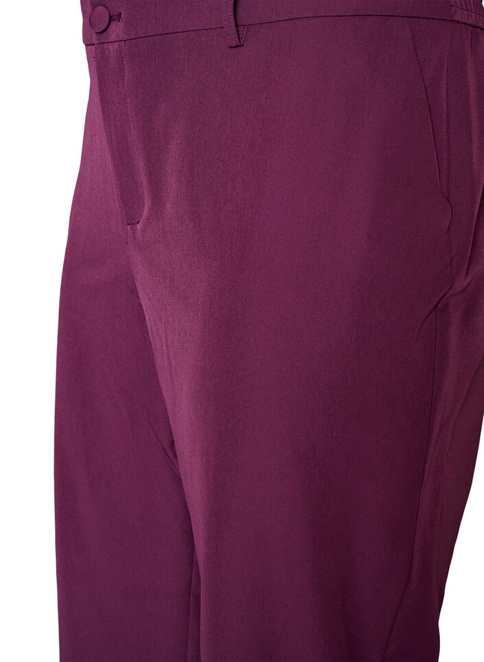 Trousers with pockets and straight legs, Purple, Packshot image number 2