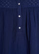 Bluse aus Baumwollmusselin mit Lochstickerei, Blau, Packshot image number 2
