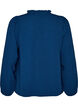 Bluse mit V-Ausschnitt und H&auml;kelband, Blau, Packshot image number 1