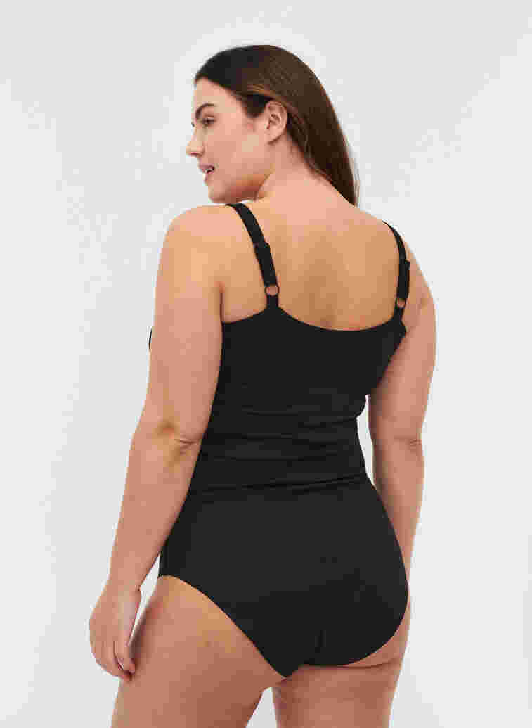 Light Shapewear Body mit verstellbaren Trägern, Black, Model image number 1