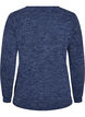 Bluse aus Jersey mit V-Ausschnitt und langen &Auml;rmeln, Blau, Packshot image number 1