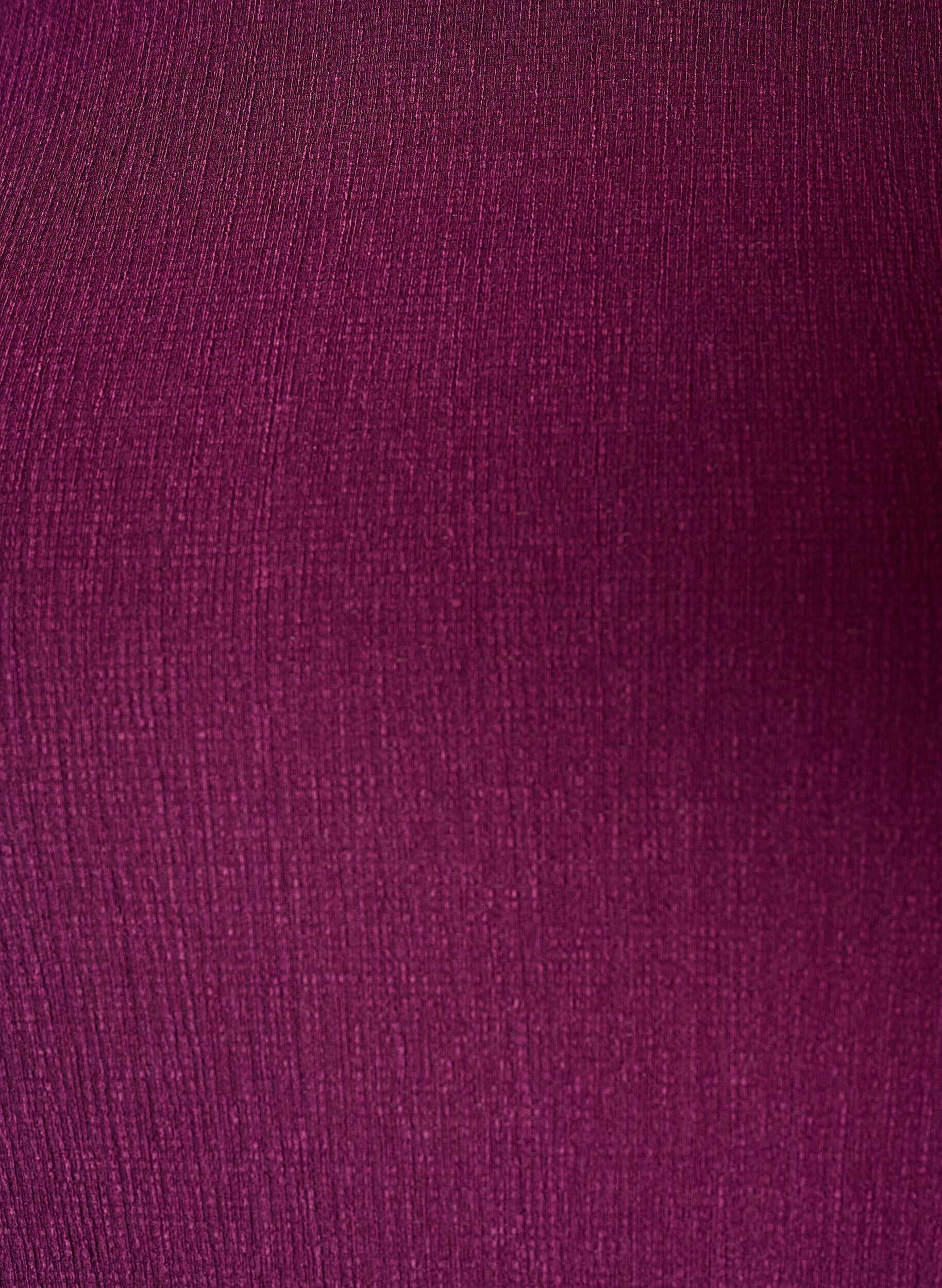 ZizziJerseybluse mit asymmetrischem Spitzenbesatz, Lila, Packshot image number 2