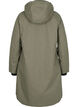 Wasserdichte Jacke mit abnehmbarer Kapuze, Dusty Olive, Packshot image number 1