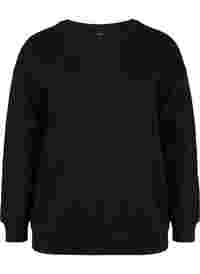 Sweatshirt aus Baumwolle mit Kordelzug
