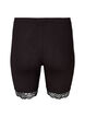 Fahrradshorts mit Spitzensaum, Schwarz, Packshot image number 1