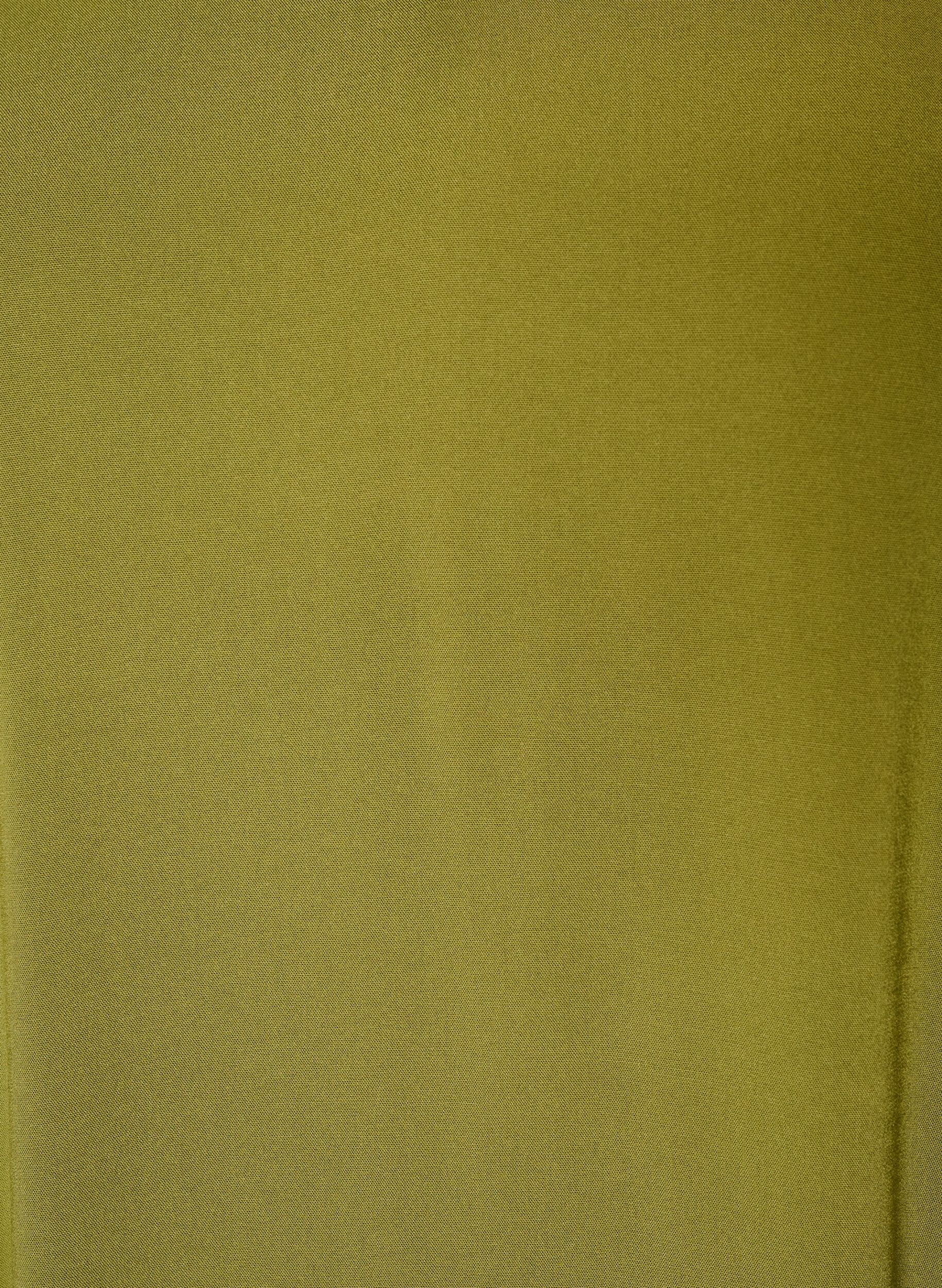 ZizziBluse aus Viskose mit V-Ausschnitt und langen &Auml;rmeln, Gr&uuml;n, Packshot image number 2