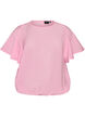 Bluse mit Ballonform und Fl&uuml;gel&auml;rmeln, Pink, Packshot image number 0