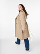Klassischer langer Trenchcoat mit Gürtel, Chinchilla, Model image number 2