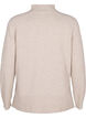 Rollkragenpullover aus Merinowolle, Pumice Stone Mel., Packshot image number 1