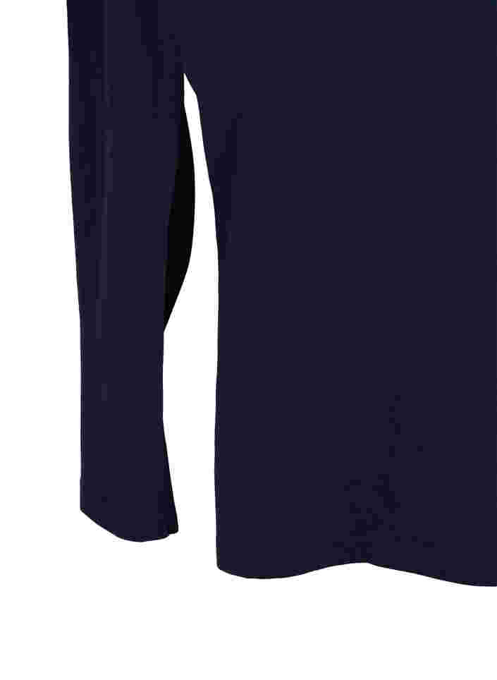 T-Shirt-Kleid aus Baumwolle mit Schlitz, Night Sky, Packshot image number 3