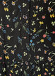 Kleid mit Allover-Muster und einer Volantlage, Schwarz, Packshot image number 2