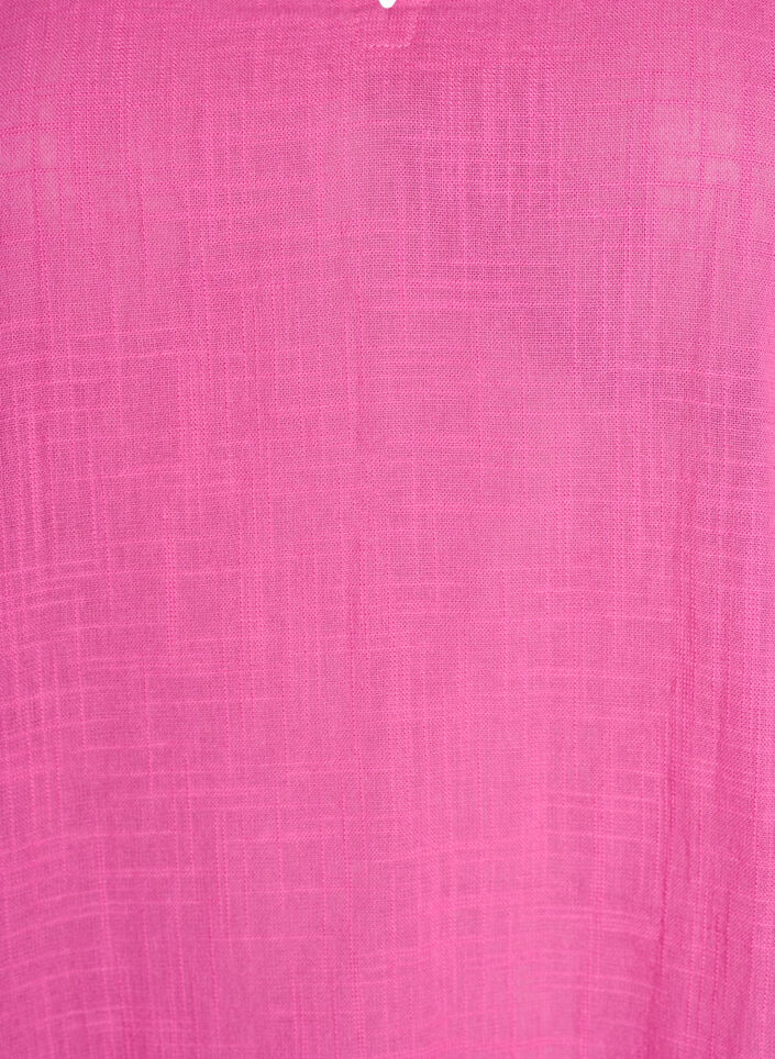 Lockere Bluse mit angeschnittenen &Auml;rmeln, Pink, Packshot image number 2