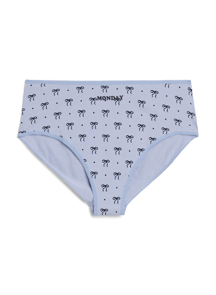 7er-Pack Slips mit normaler Taillenh&ouml;he, Blau, Packshot image number 3