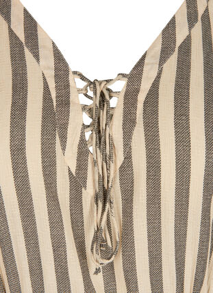 Gestreiftes Strandkleid aus Viskose, Sand Striped, Packshot image number 2