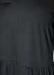 Jerseykleid mit Spitzendetails und mehrlagigem Rock, Schwarz, Packshot image number 2