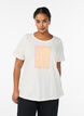 T-Shirt mit Print, Wei&szlig;, Model image number 0