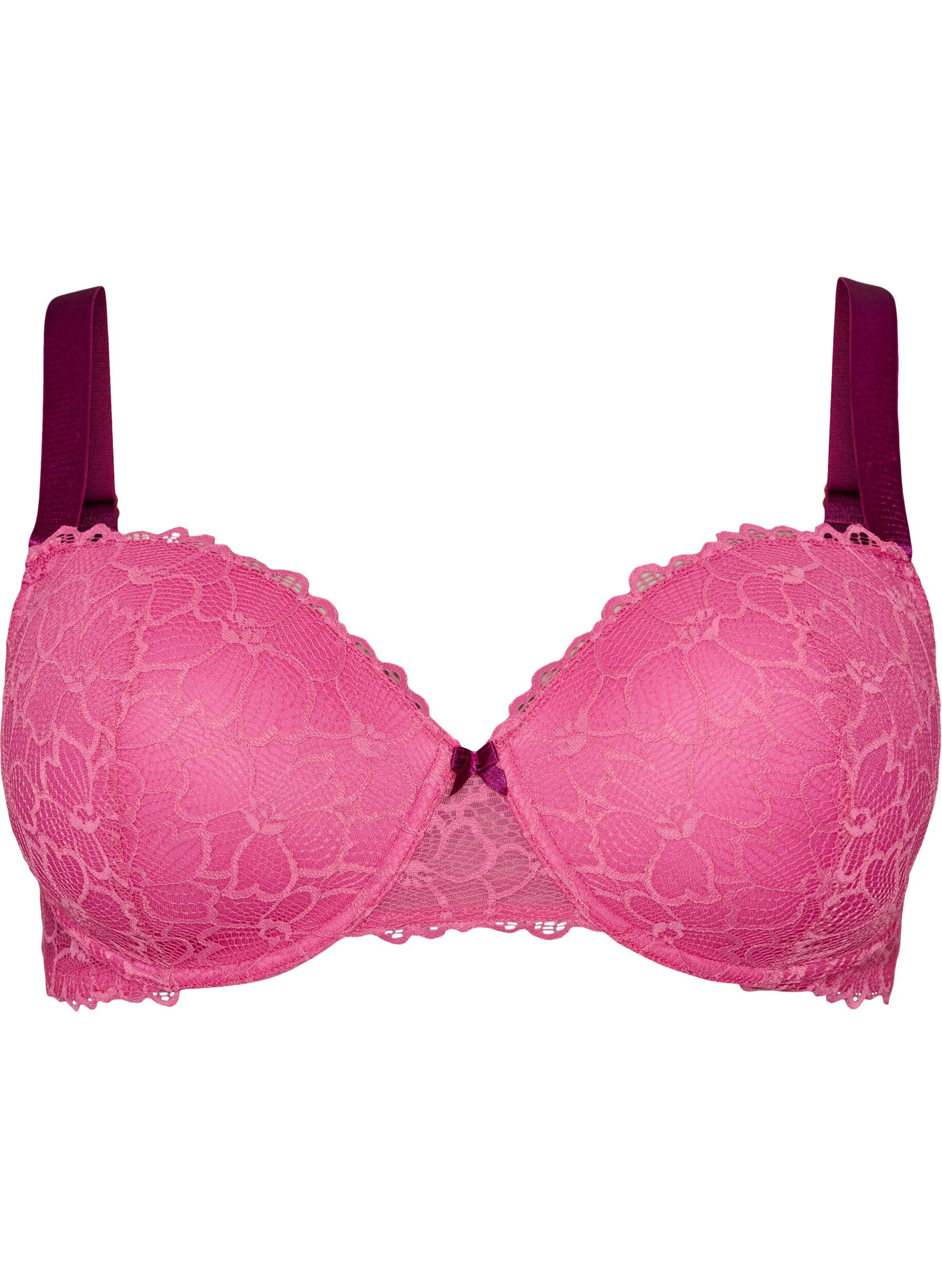 ZizziBH mit Spitze und vorgeformten Cups, Pink, Packshot image number 0
