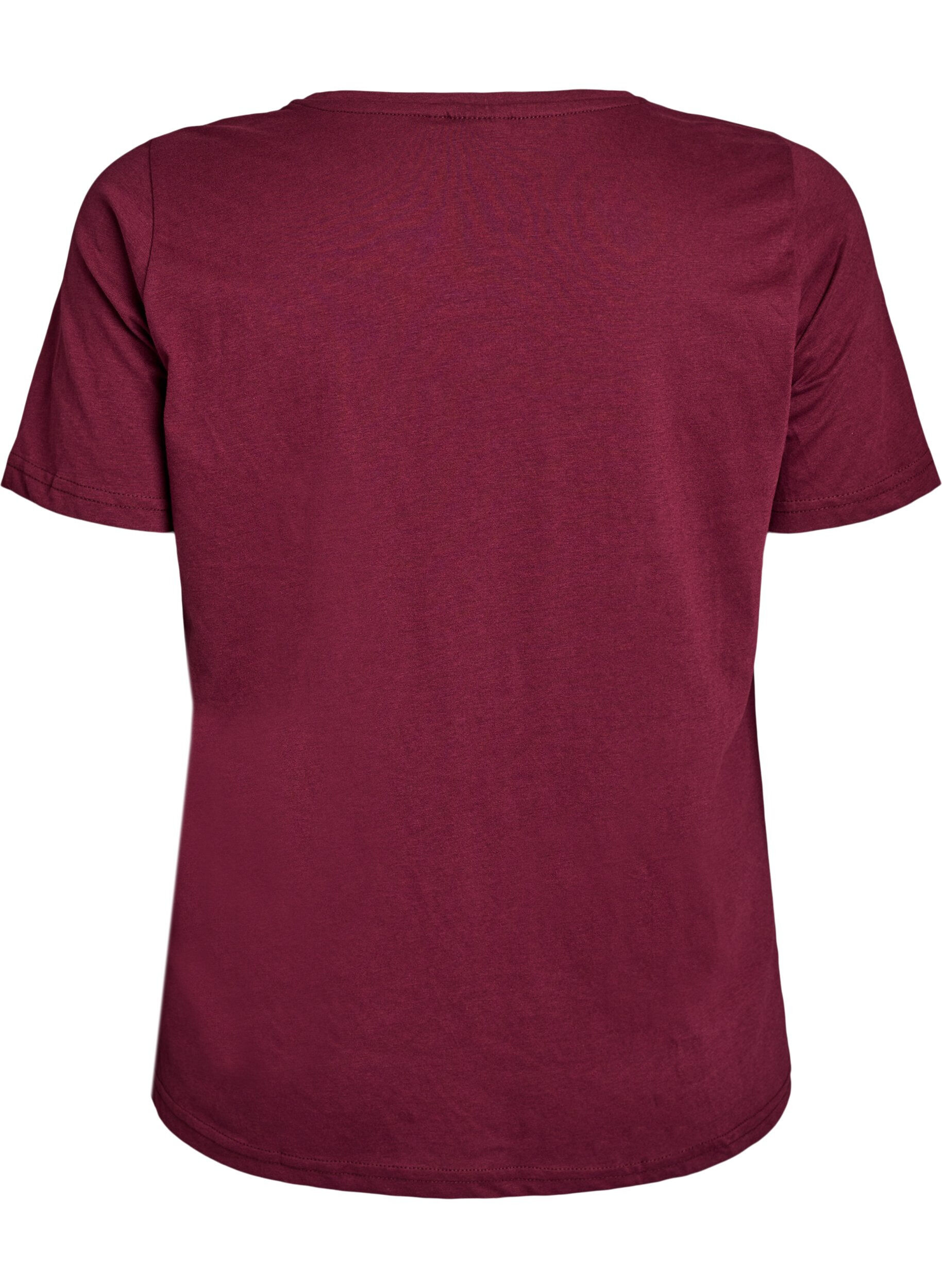 Zizzi FLASH - T-Shirt mit Print, Rot, Packshot image number 1