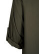 Hemdblusenkleid aus Viskose mit Kapuze und 3/4-Ärmeln, Thyme, Packshot image number 3