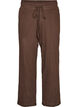 Pyjamahose aus Bio-Baumwolle mit Lochstickerei, Braun, Packshot image number 0